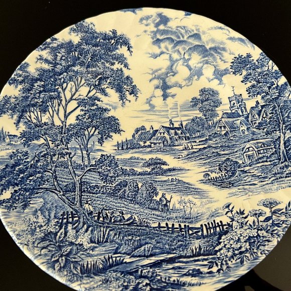 Vintage Ridgway Staffordshire Ironstone "Meadow Sweet" Dinner Plates - Set of 3 - Picture 1 of 3